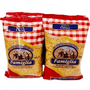 Паста Orzo в форме рисинок Famiglia, Греция, 4шт х 500г