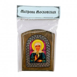 Икона в авто "Матрона Московская"